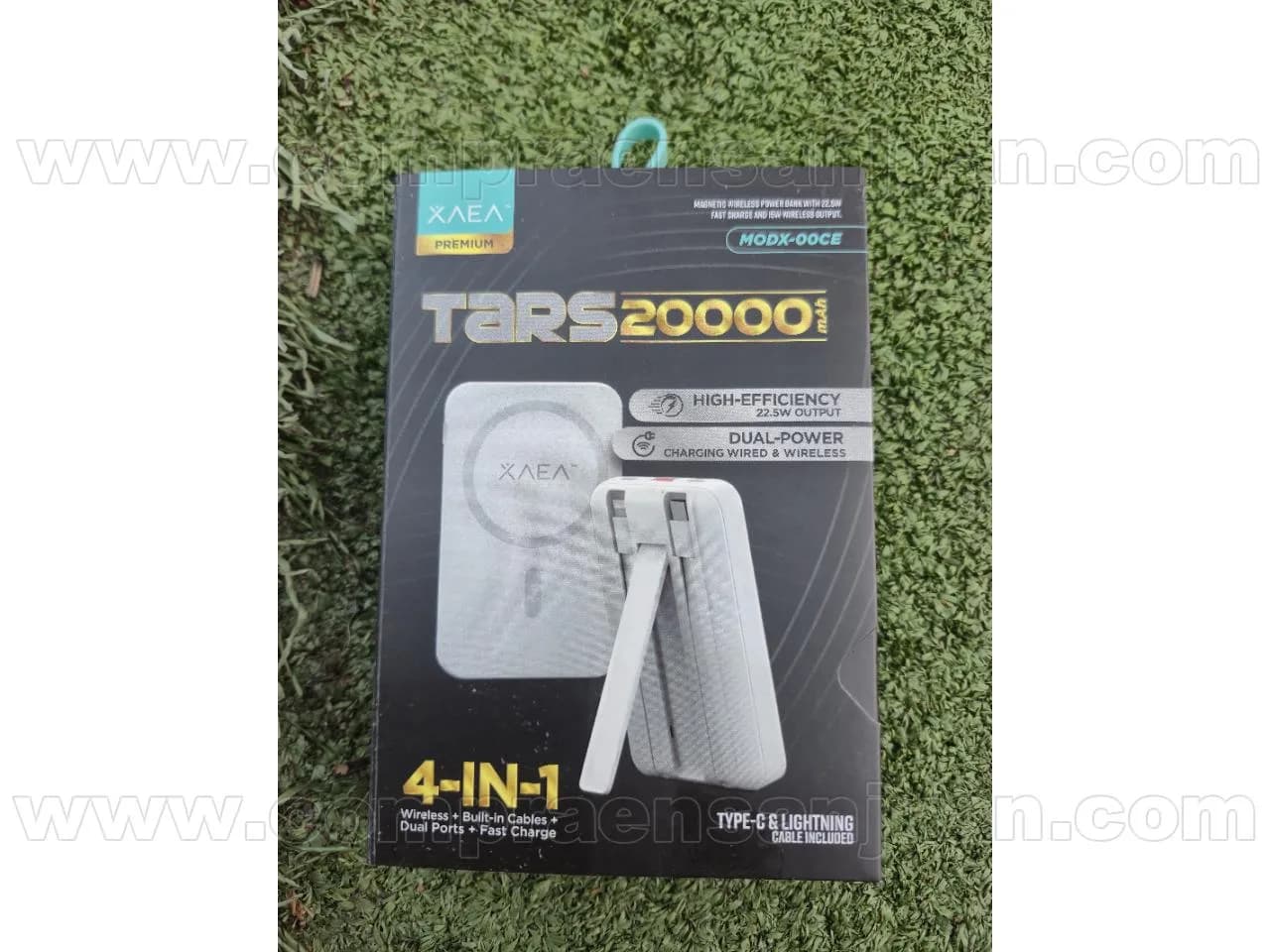 Power Bank Magnético Xaea Premium Tars 20000mah 4 En 1