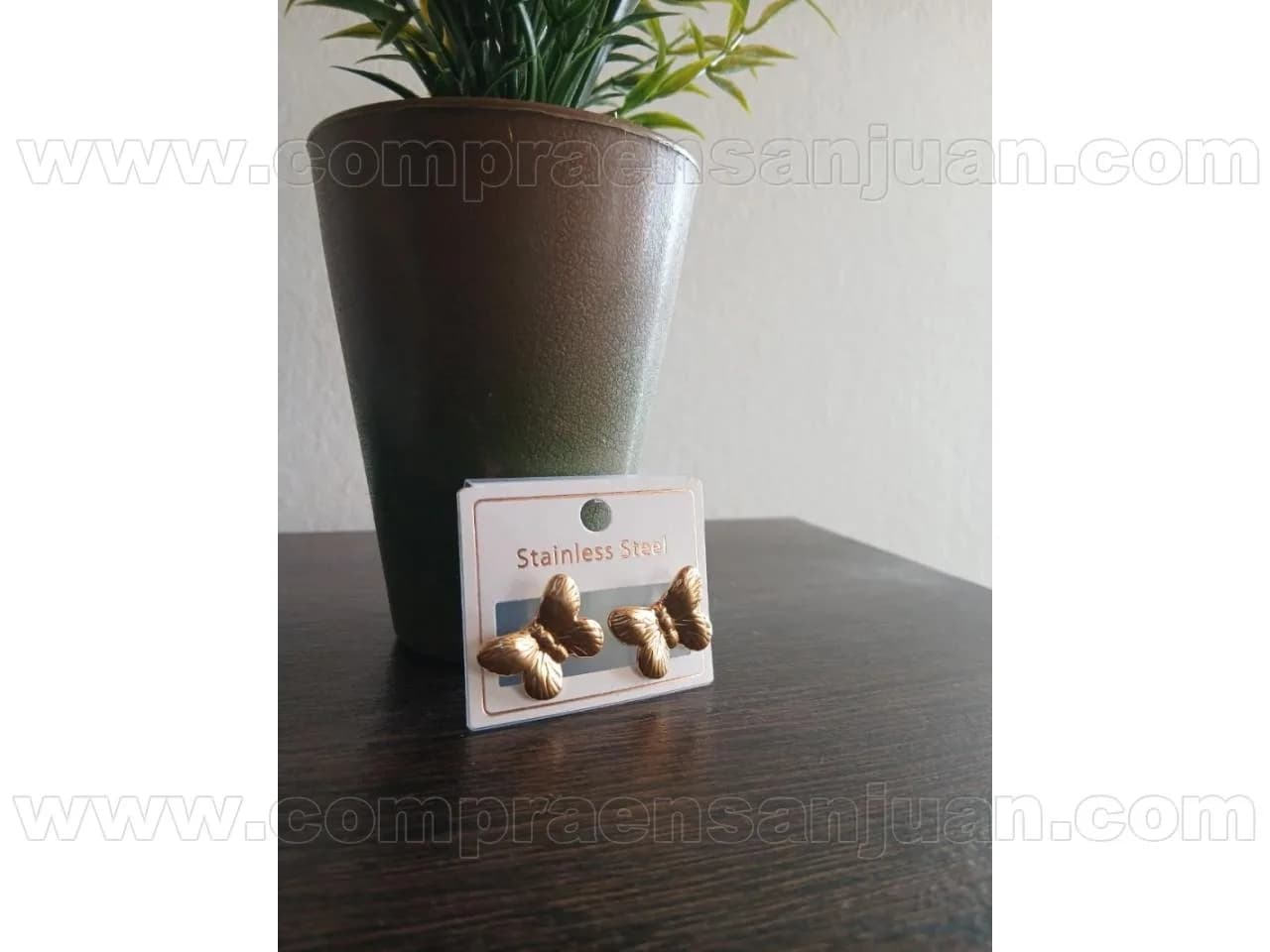 Aros De Acero Quirurgico Mariposas