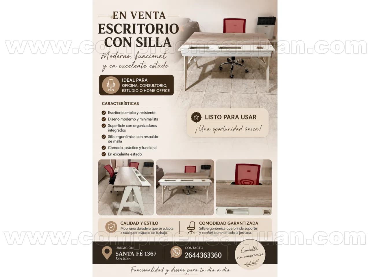 Escritorio Y Silla