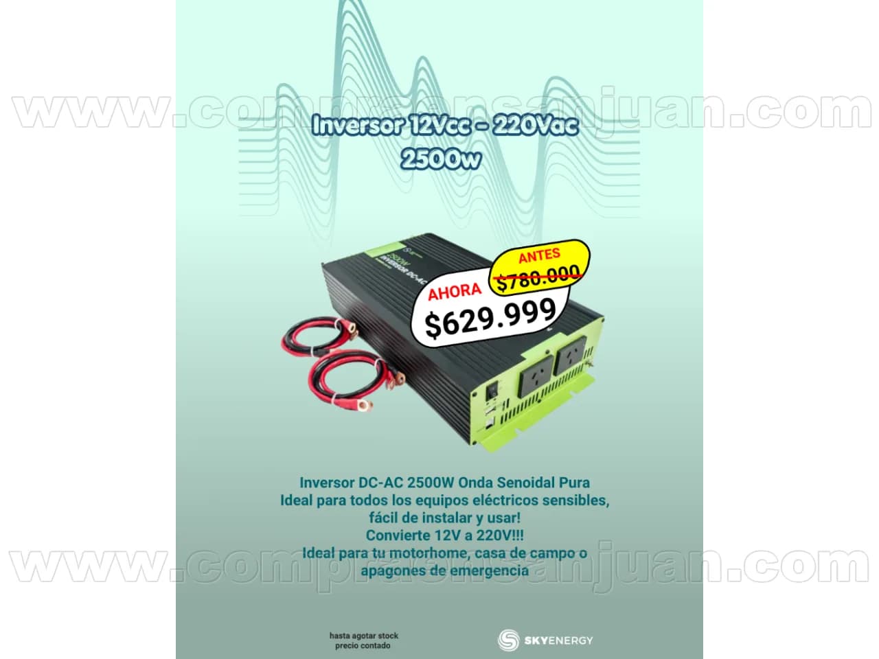 Inversor 12v 220v