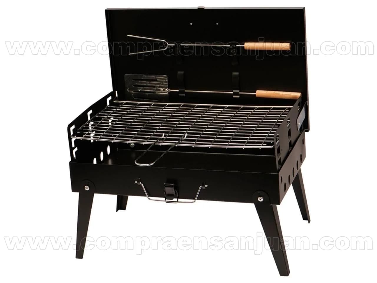 Parrilla A Carbón 43x26.5x46.5 Cm Beef Maker Portátil