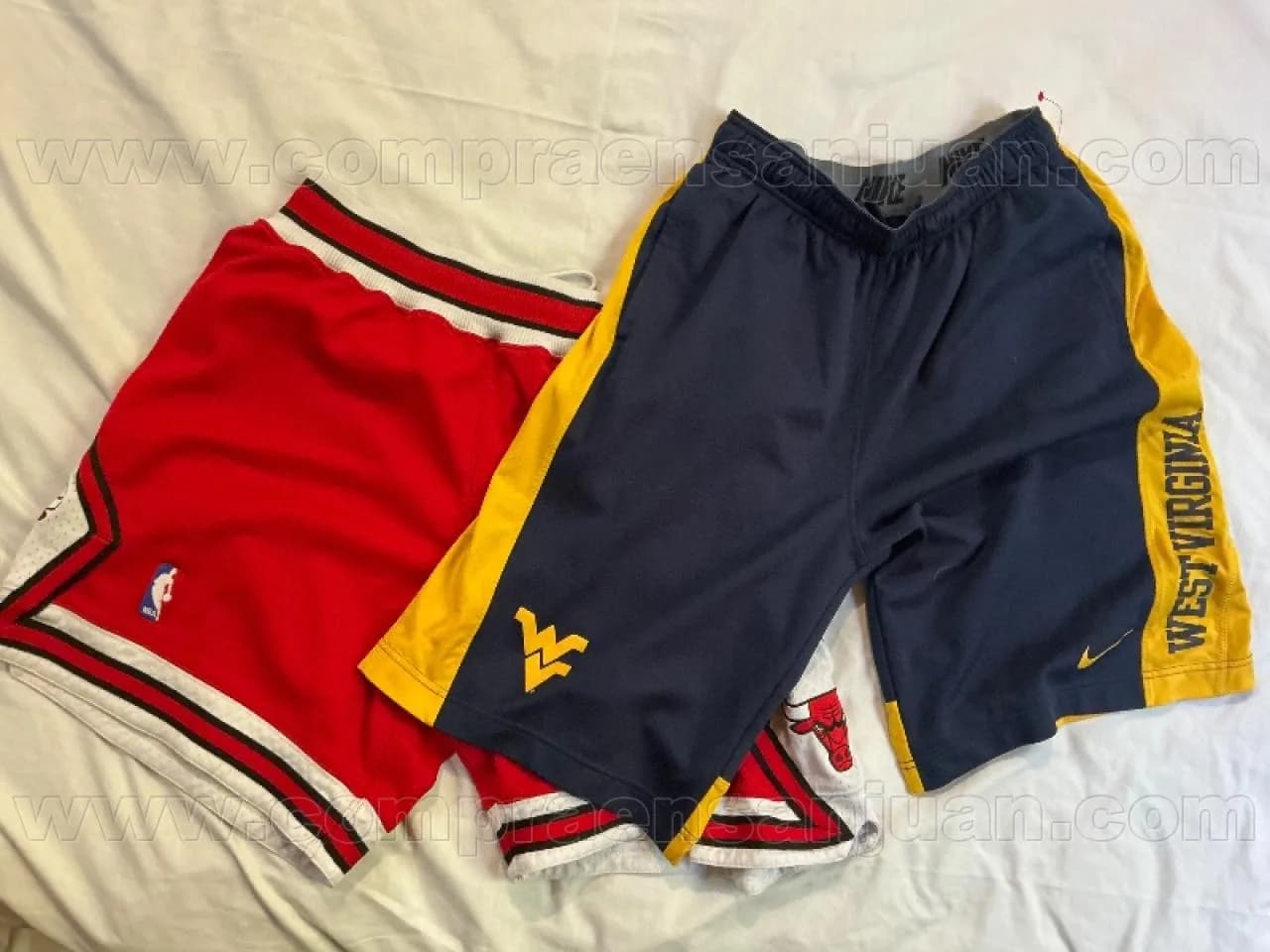 Pantalones Shorts Nba Bulls & West Virginia