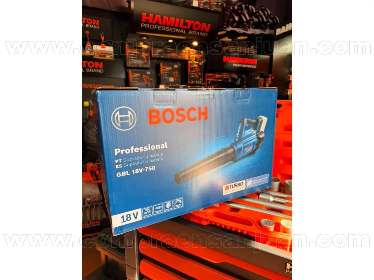 Soplador Gbl 18v-750 S/bateria Bosch