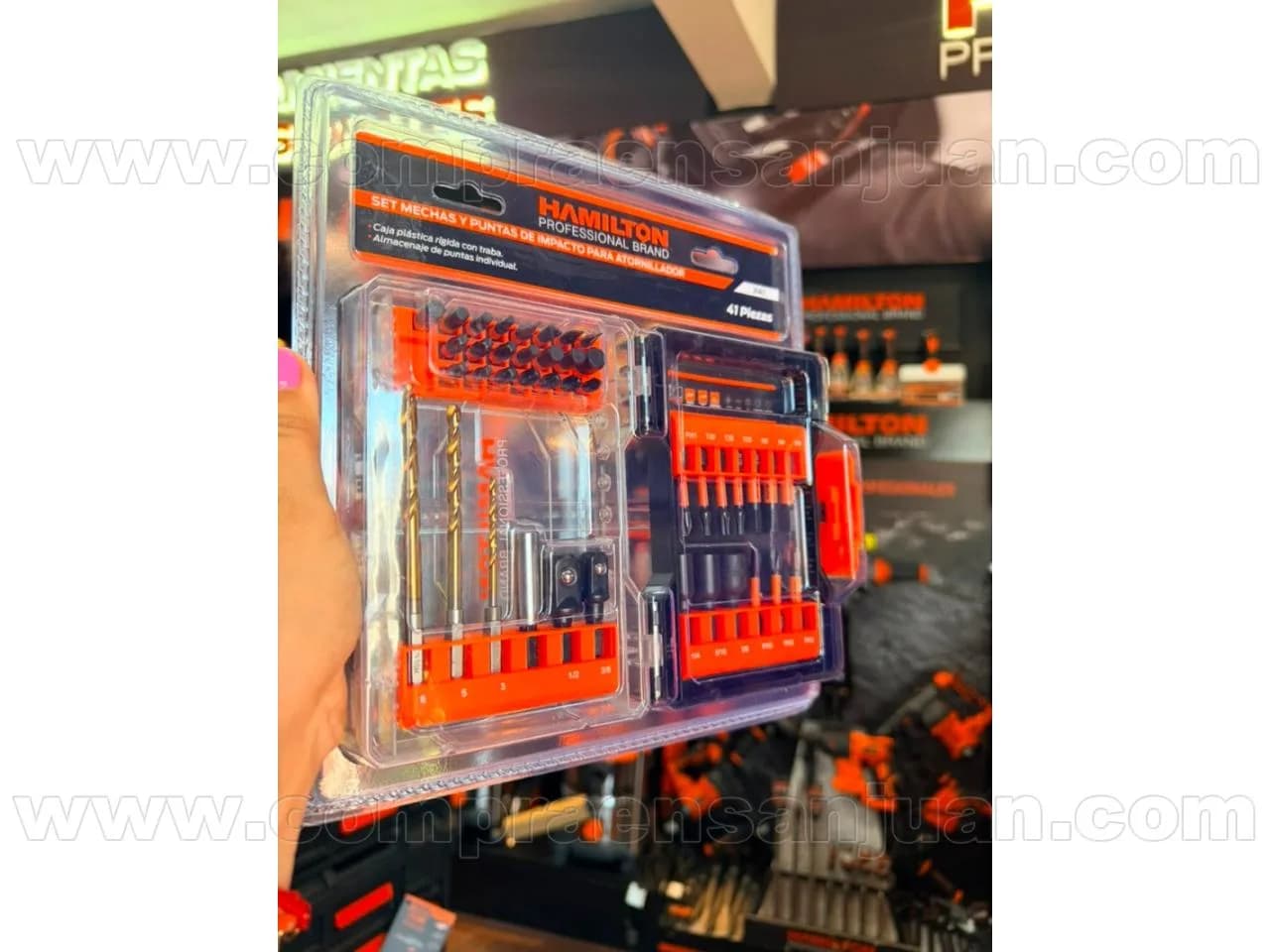 Set Puntas Y Mechas 41pz Alto Impact. Hamilton