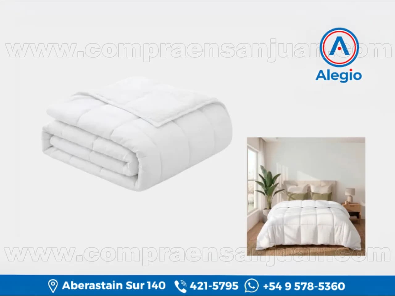 Acolchado Rieti By Gadnic Queen Corderito Edredon Reversible Beige Acolch08 - Nuevo (#84585)