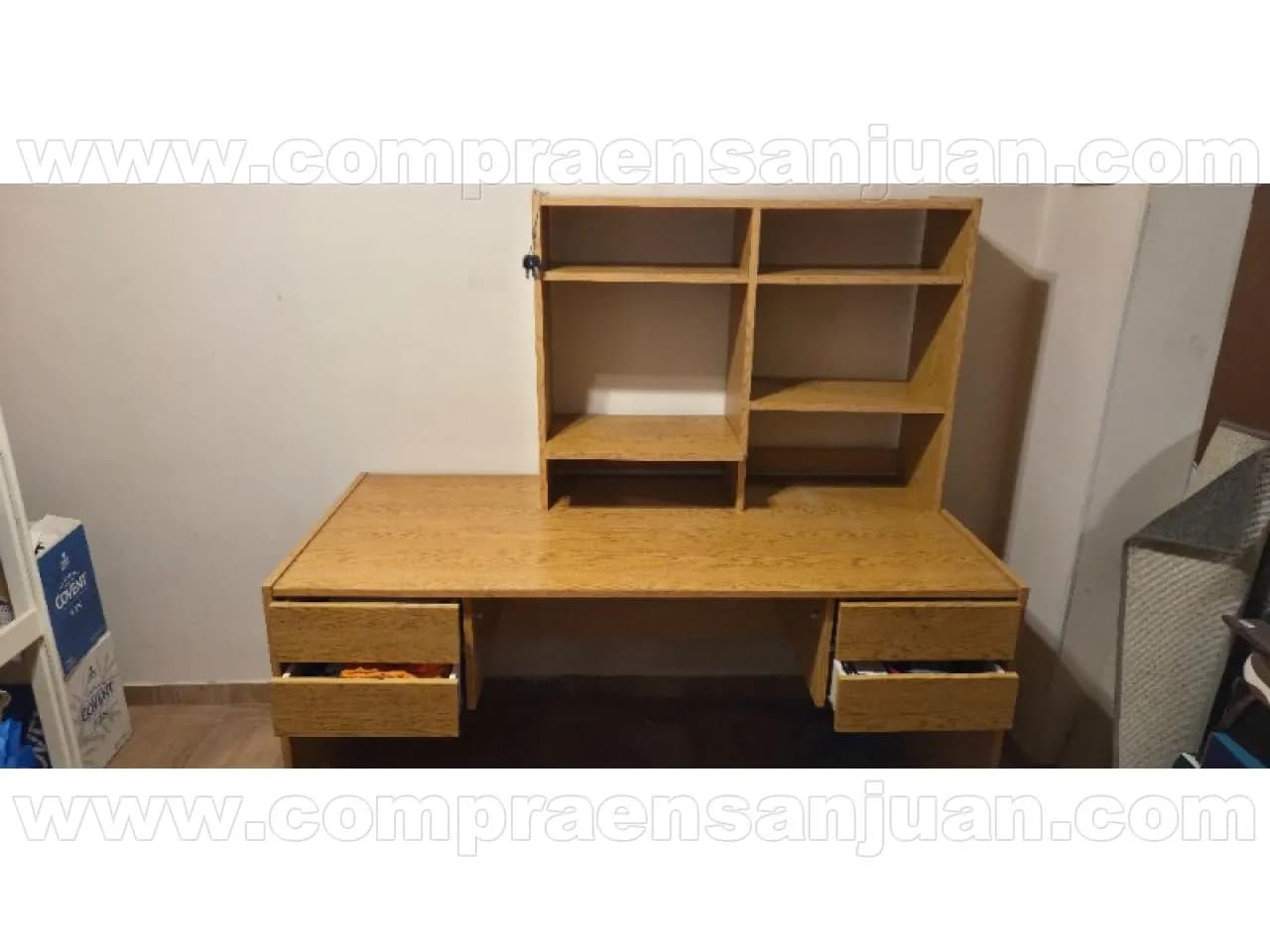 Escritorio Platinum Con Biblioteca