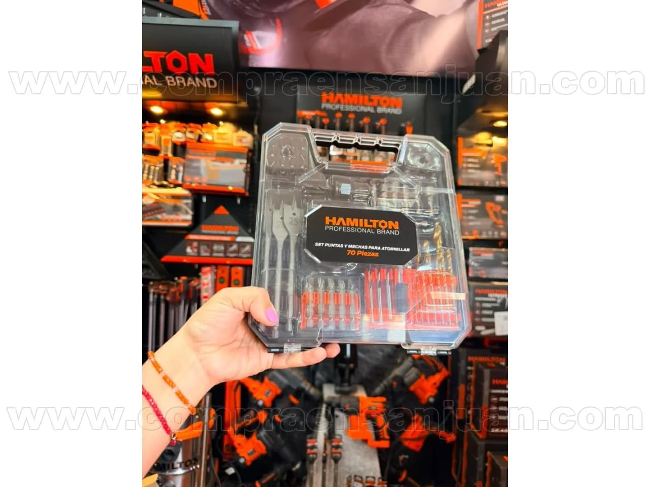 Set Puntas Y Mechas Atorn. 70pz Hamilton