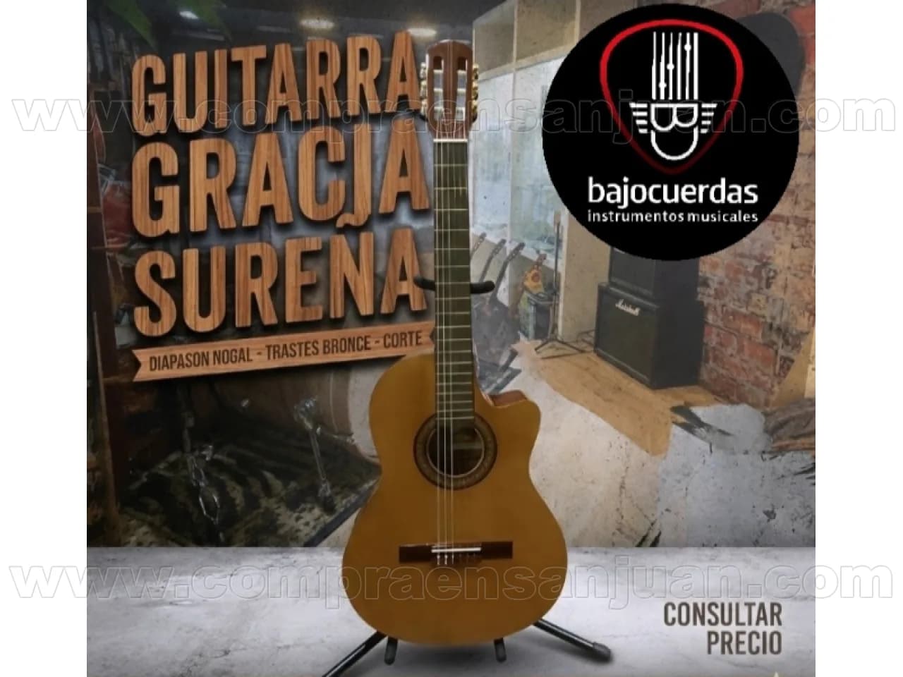 Guitarra Clasica Concierto "gracia Sureña"