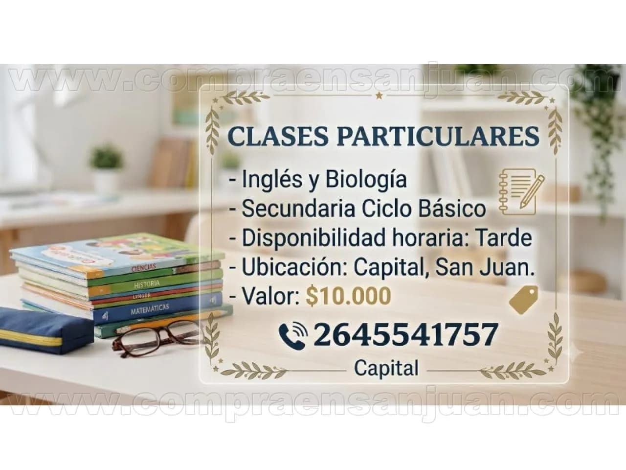 Clases De Inglés Y Biología