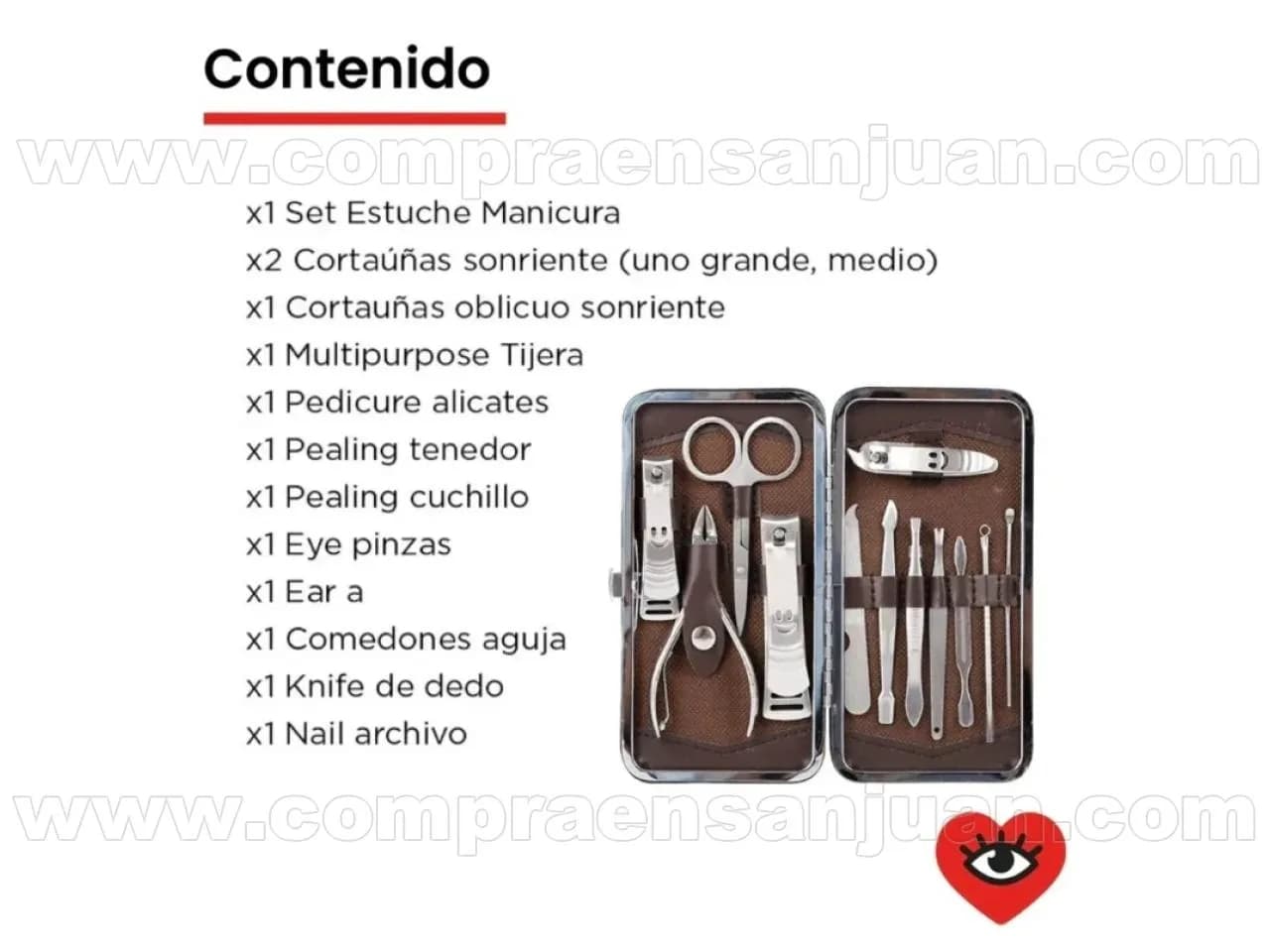 Set De Manicura 11pcs Uñas