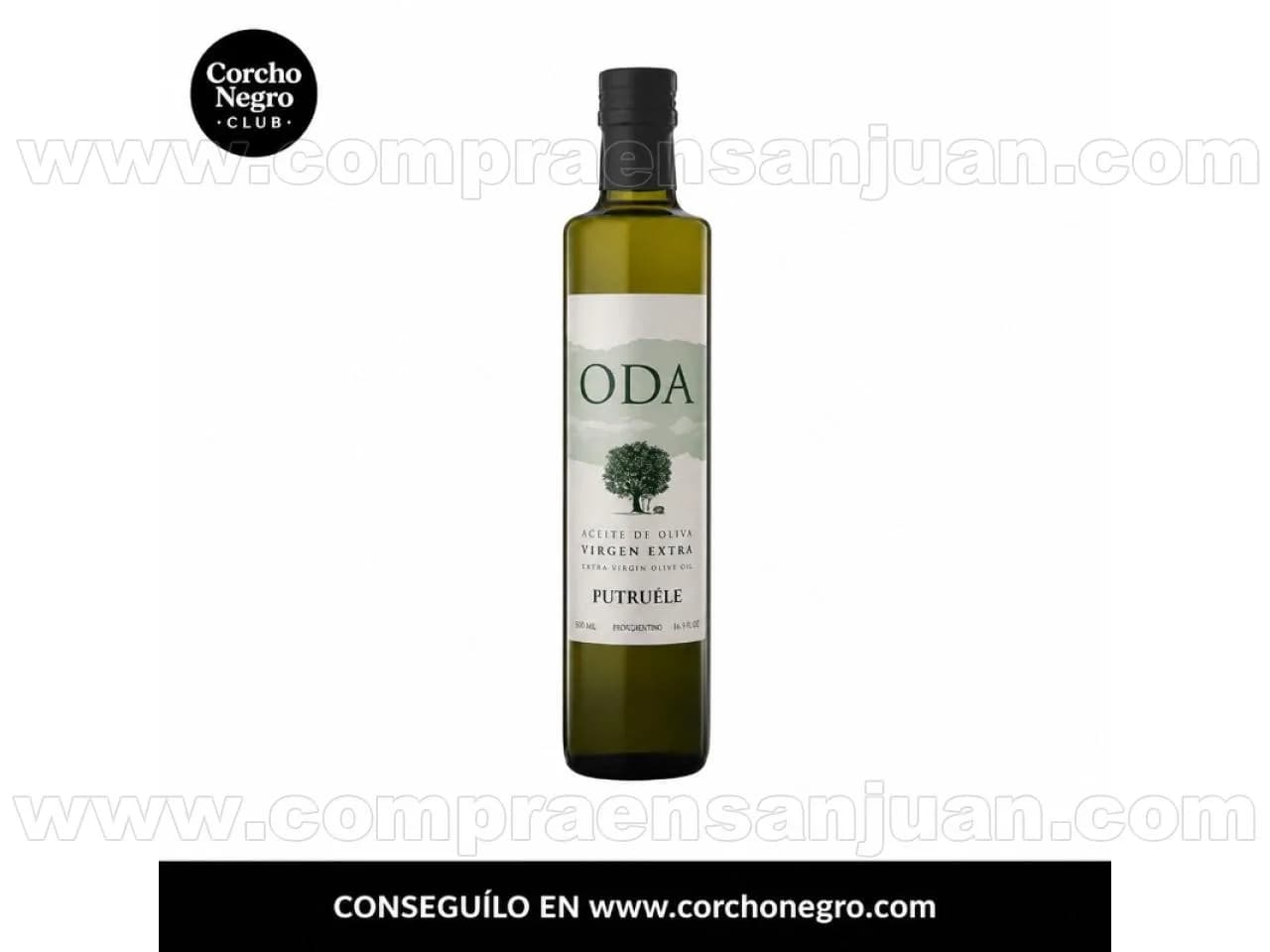 Aceite Oda De Oliva Virgen Extra 500ml Bodega Putruele