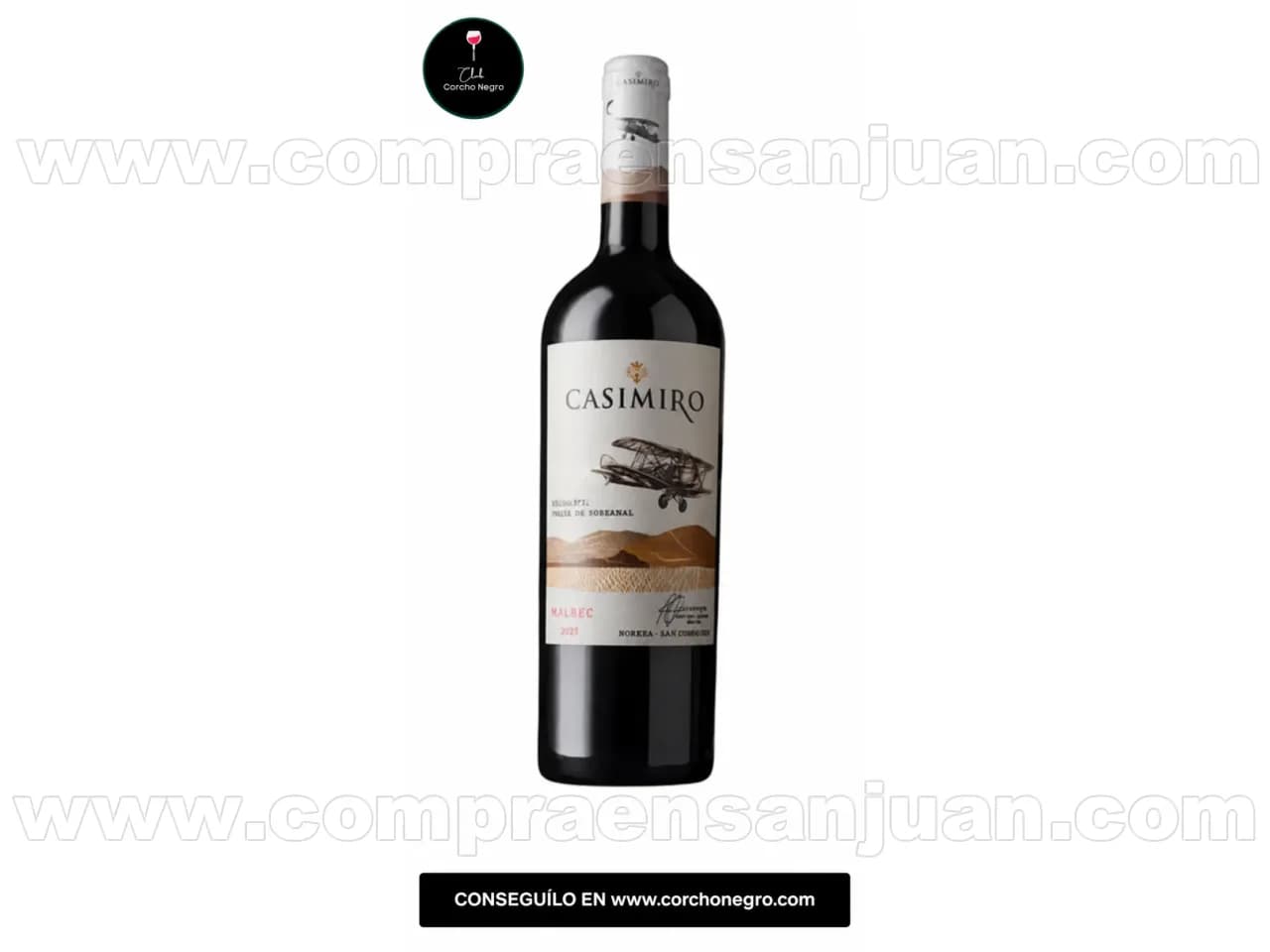 Malbec Casimiro Res Valle Pedernal 750cc