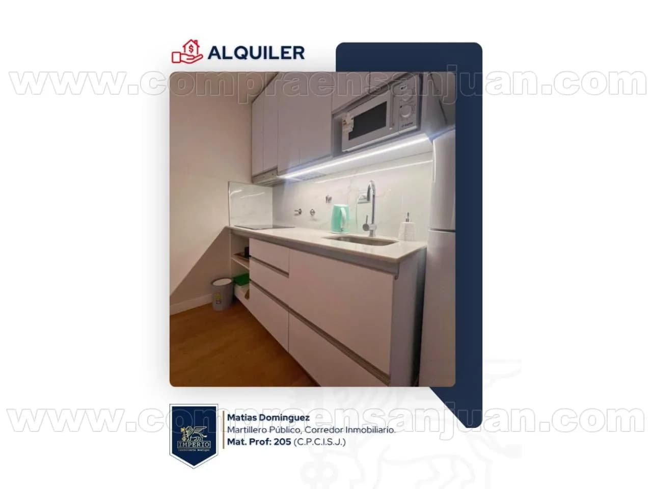 Departamento Amoblado En Alquiler. Capital