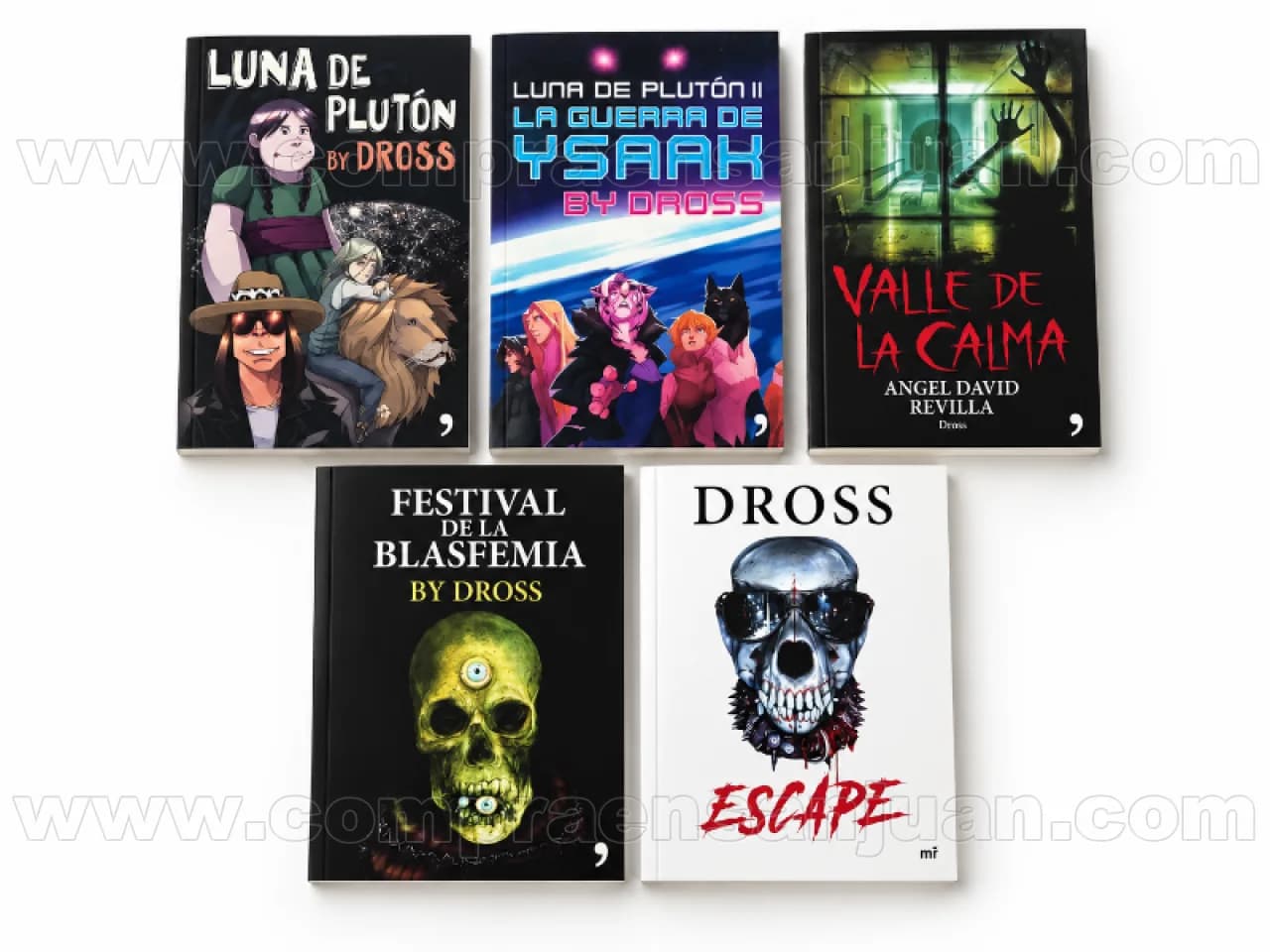 Lote De Libros De Dross (ángel David Revilla) - Autografiado
