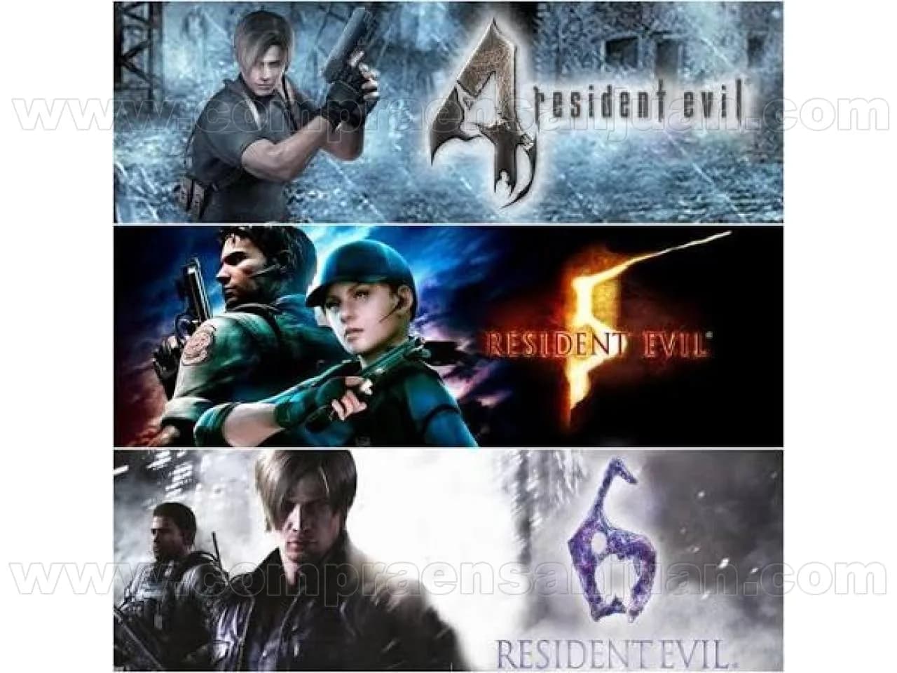 Ps4 Ps5 Resident Evil Triple Pack Desde $12.499