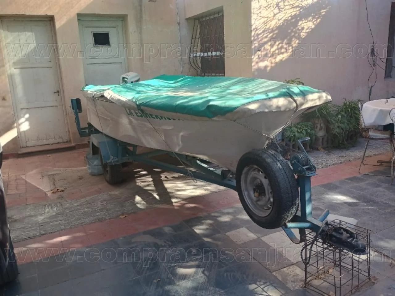 Bote Pescador Para 4 Personas Con Motor Honda 10 Hp 4 Tiempos Y Ecosonda