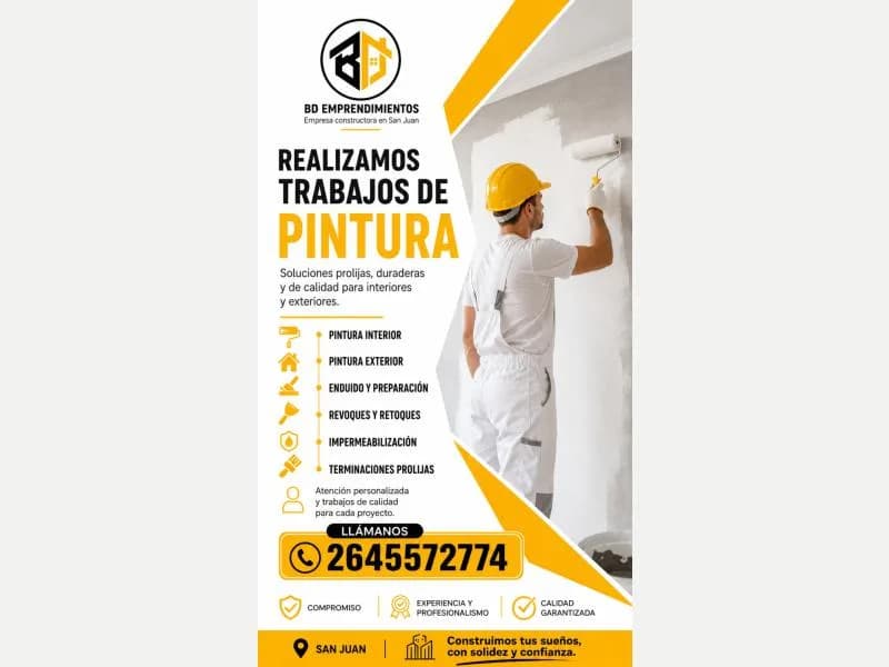 Pintores Trabajos De Pintura Oficios Servicios en San Juan