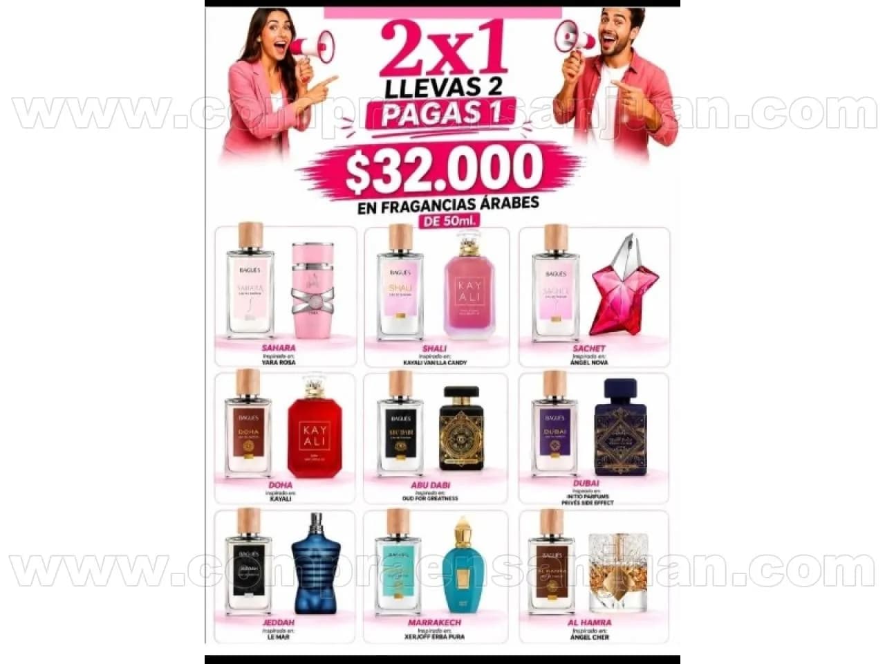 Perfumes 2x1