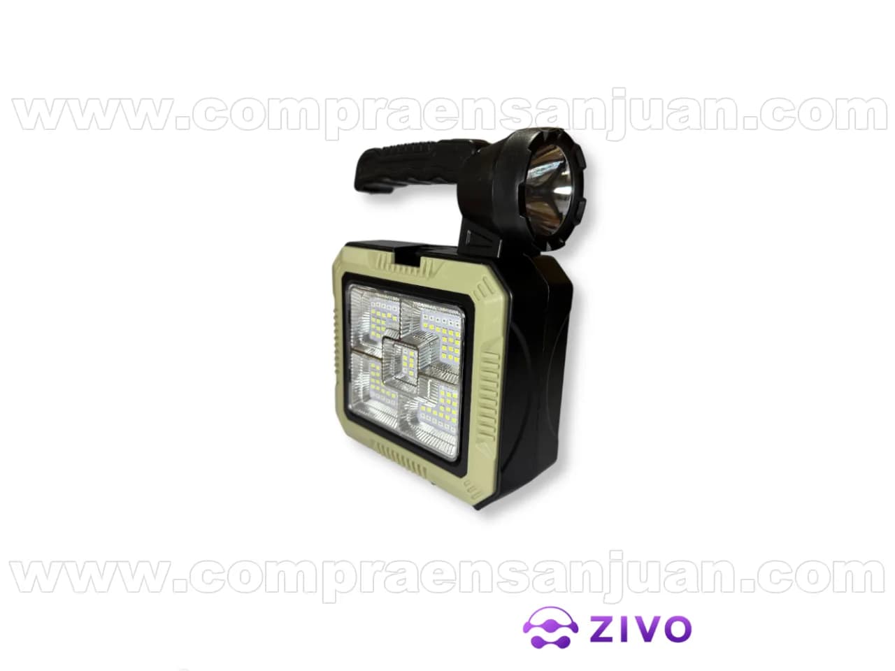 Linterna Solar Camping Con Herramientas