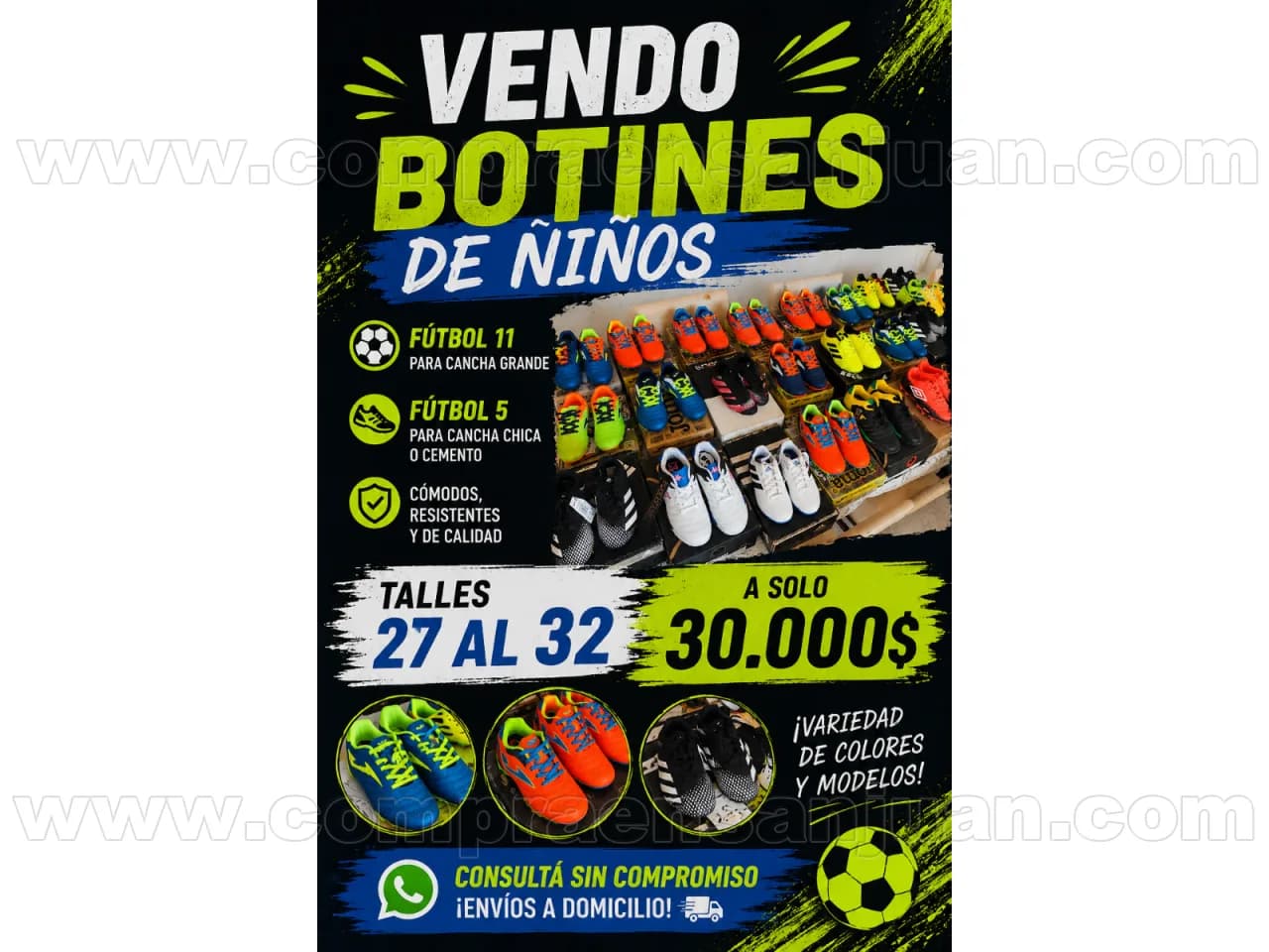 Botines Para Niños 30.000$