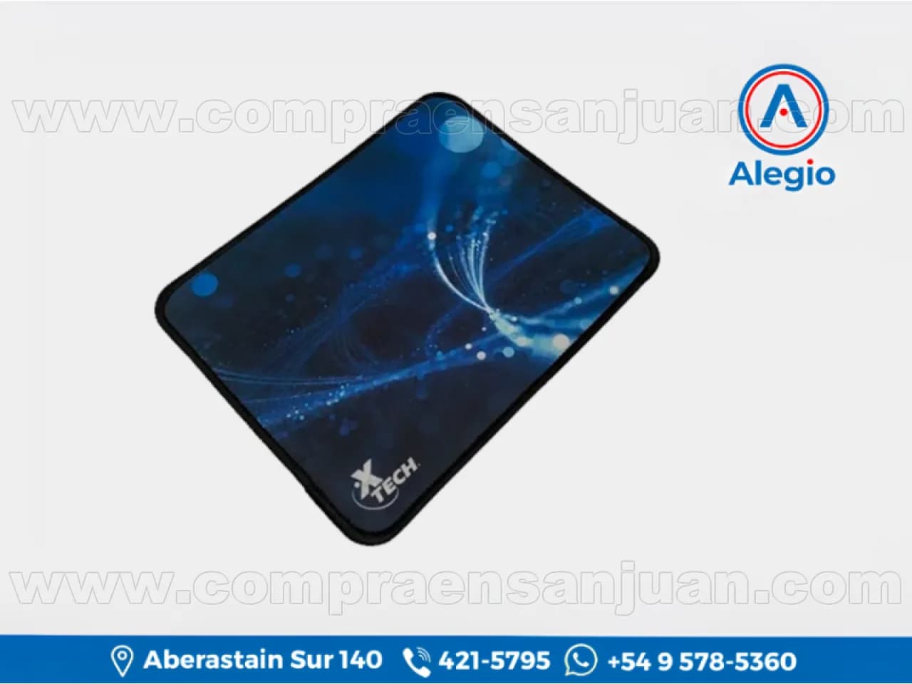 Pad Mouse Xtech Voyager Xta-180 - Diseñado Para Brindarte Un Deslizamiento Suave Y Sin Esfuerzo - Nuevo (#84547)