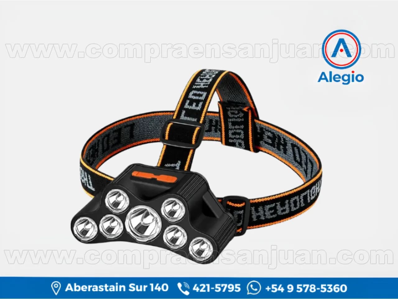 Linterna Minera Led Recargable 7 Leds F-t26 - Recargable Vía Usb, Práctica Y Económica -nuevo (#84828)