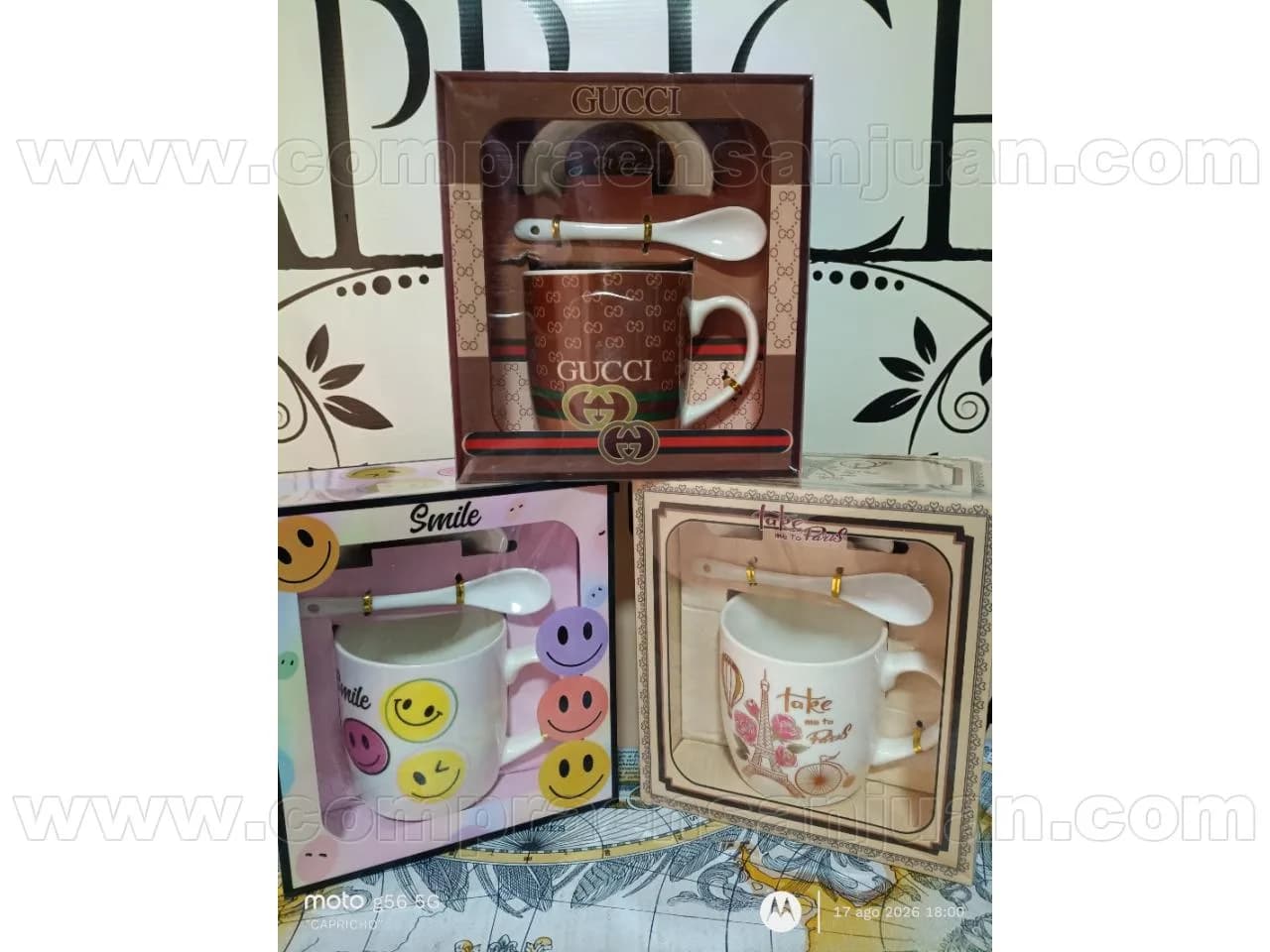 Taza + Cuchara Gucci - Paris - Smile