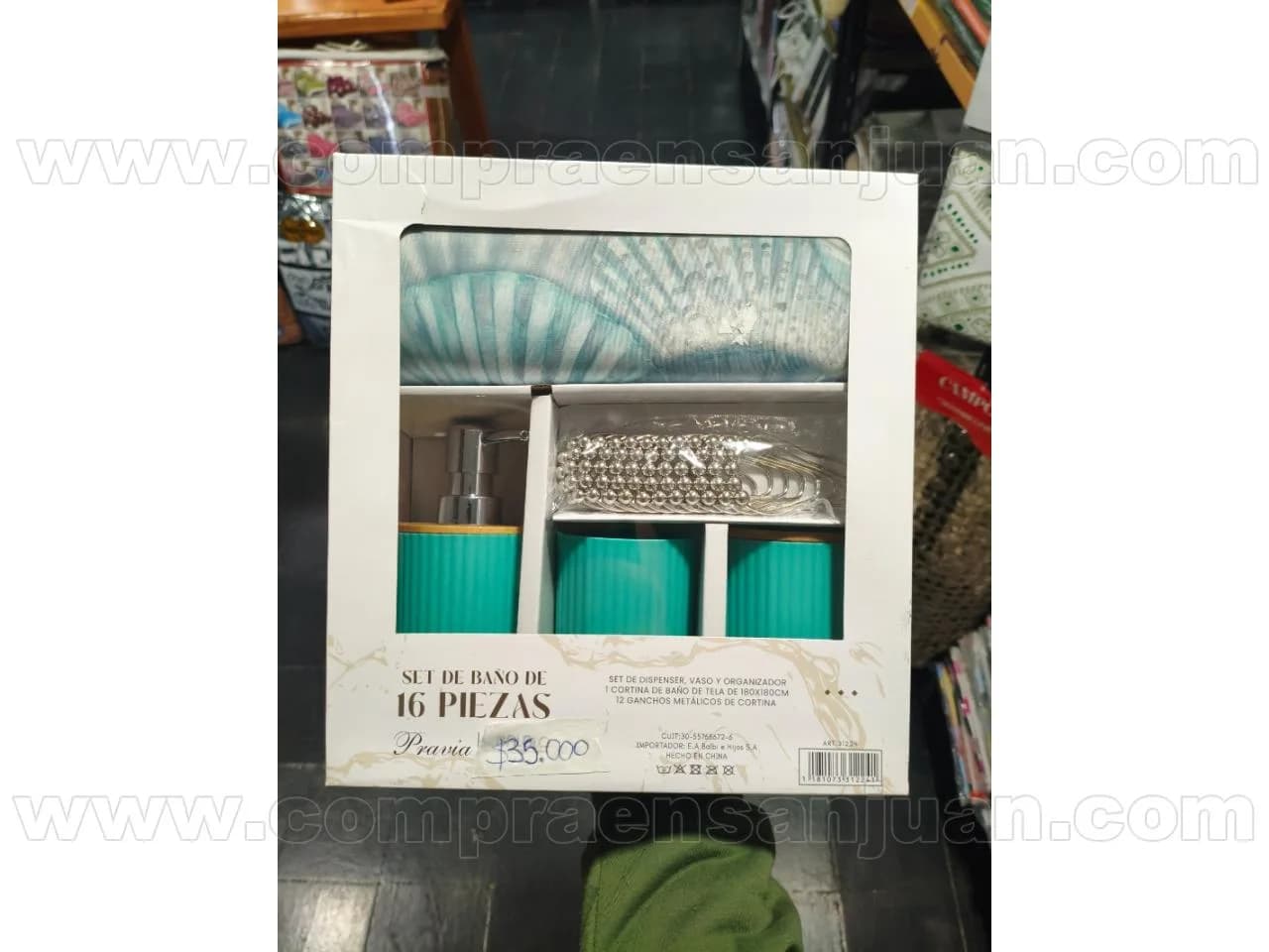 Set Para Baño - 16 Piezas