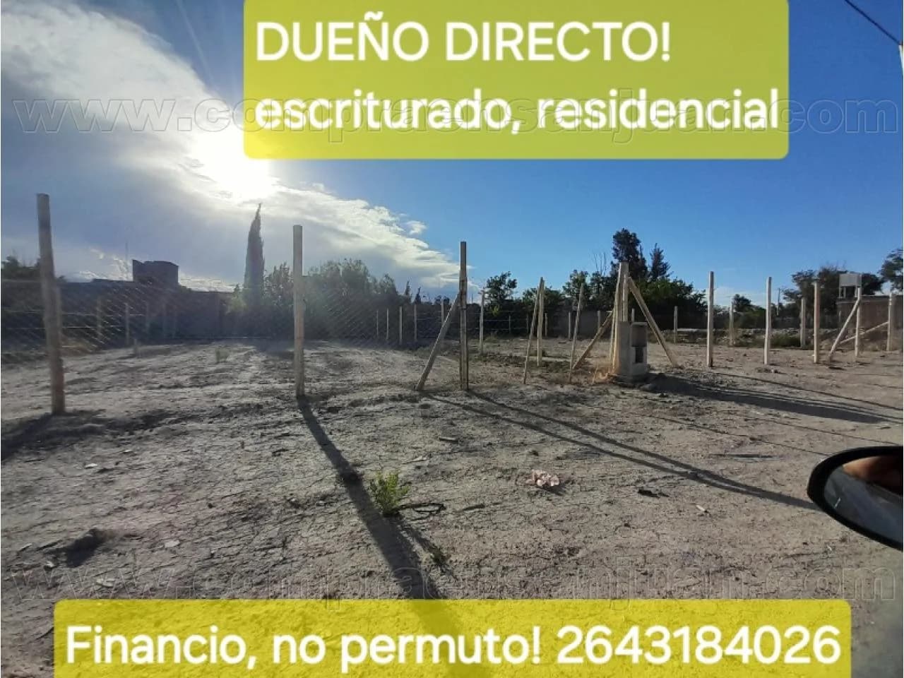 Dueño Directo Lote Público Escriturado Financio Semicerrado Sin Expensas Casas Vecinas En El Barrio. Calle 25 Y San Juan