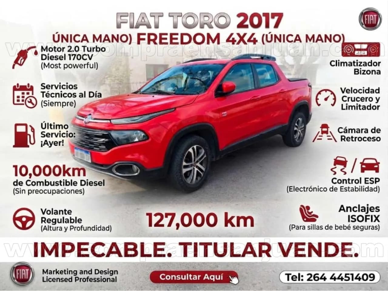Fiat Toro 4x4 2.0 Freedom