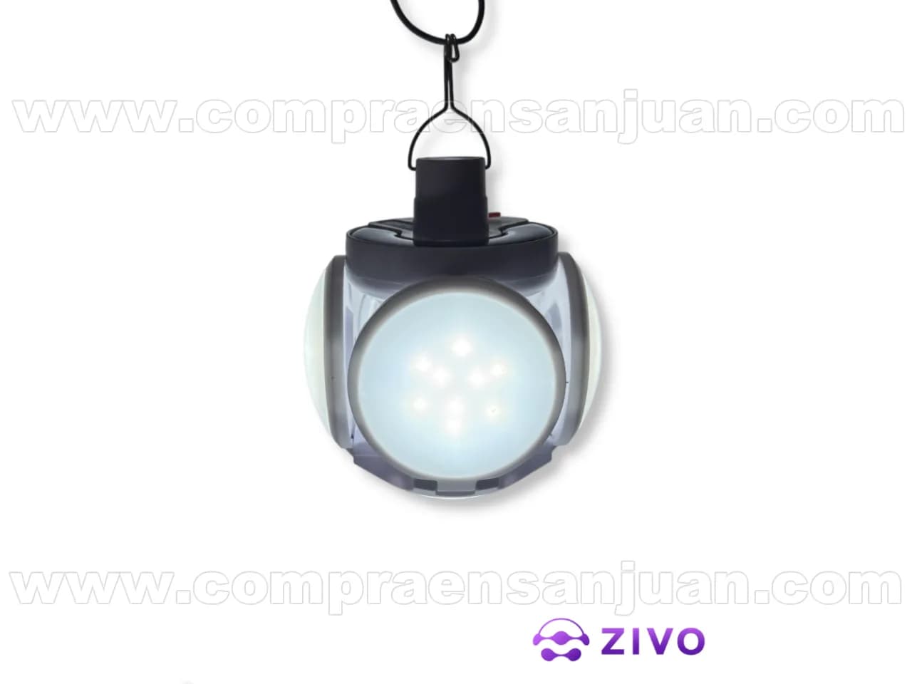 Lámpara Camping Solar - 2 En 1