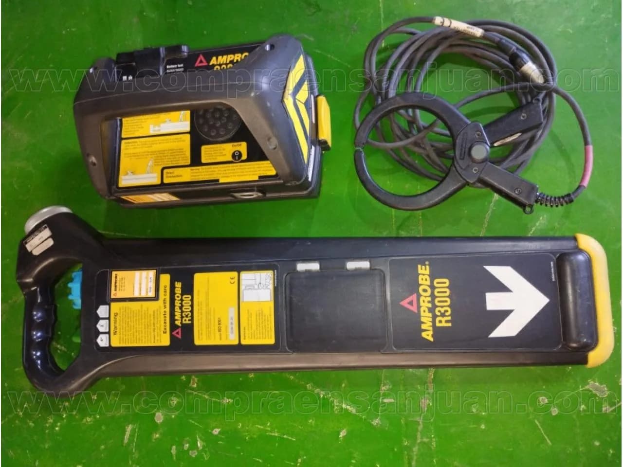 Localizador De Cables Y Tuberías Subterráneas Amprobe At-3000 Completo
