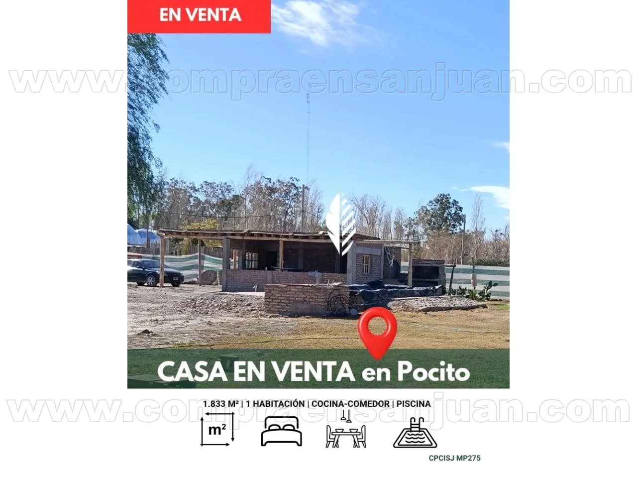 Venta. Casa En Pocito