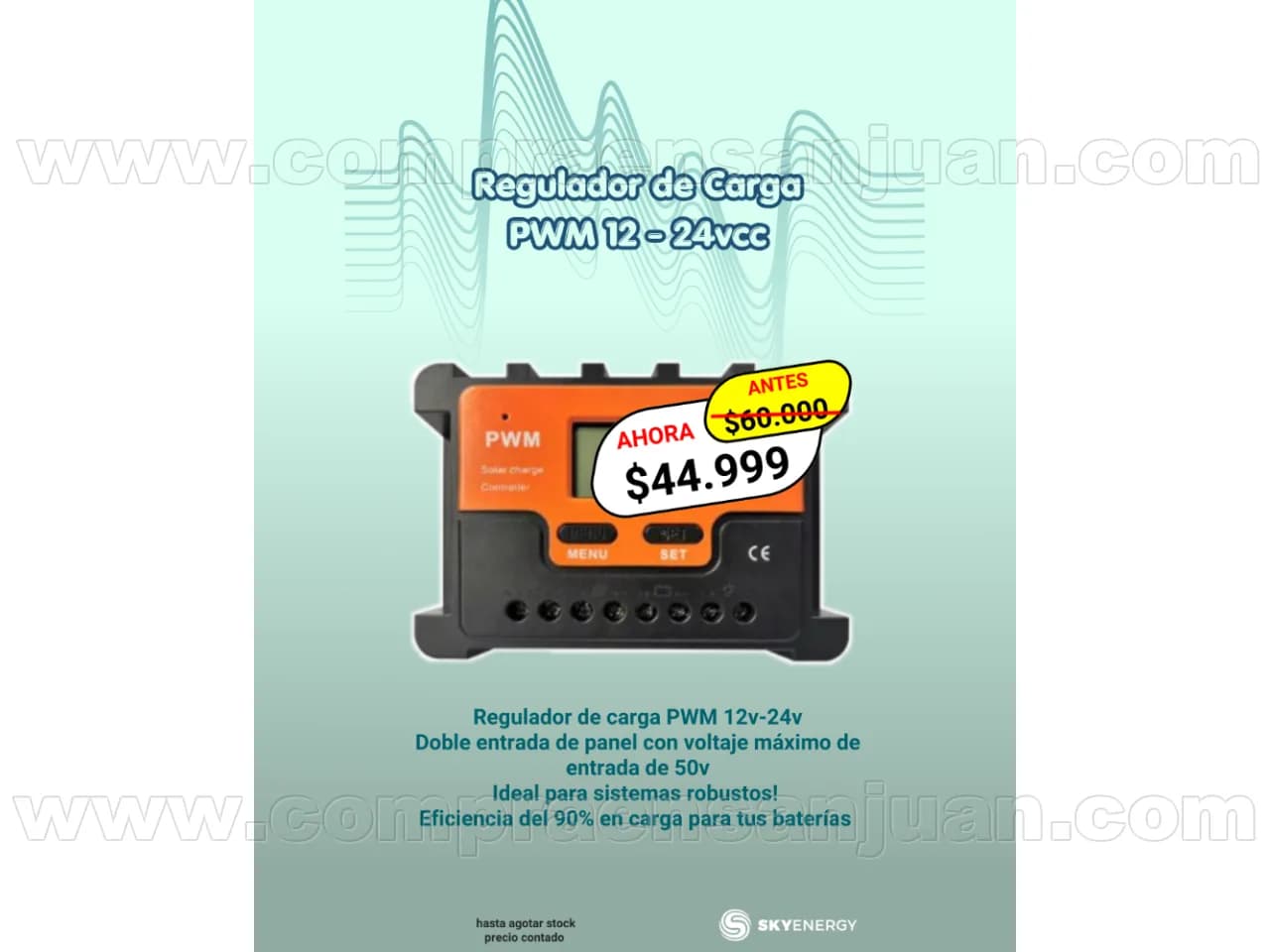 Regulador De Carga Pwm (sistemas Solares)
