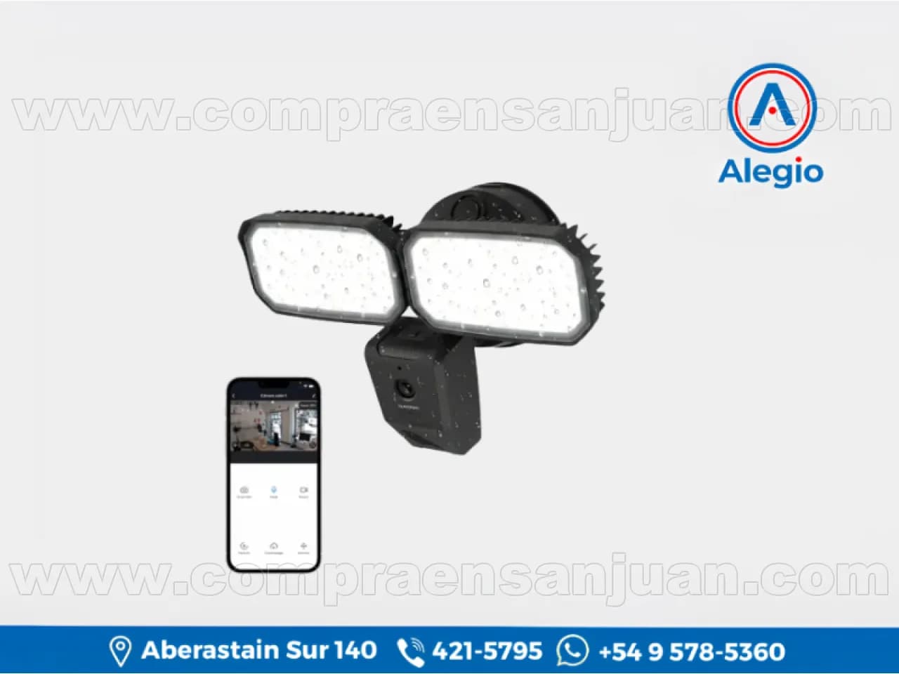 Camara Ip Gadnic P2p00119 Con Reflector Wifi 3 Mpxl - Soporta Hasta 256 Gb - Nuevo (#84595)