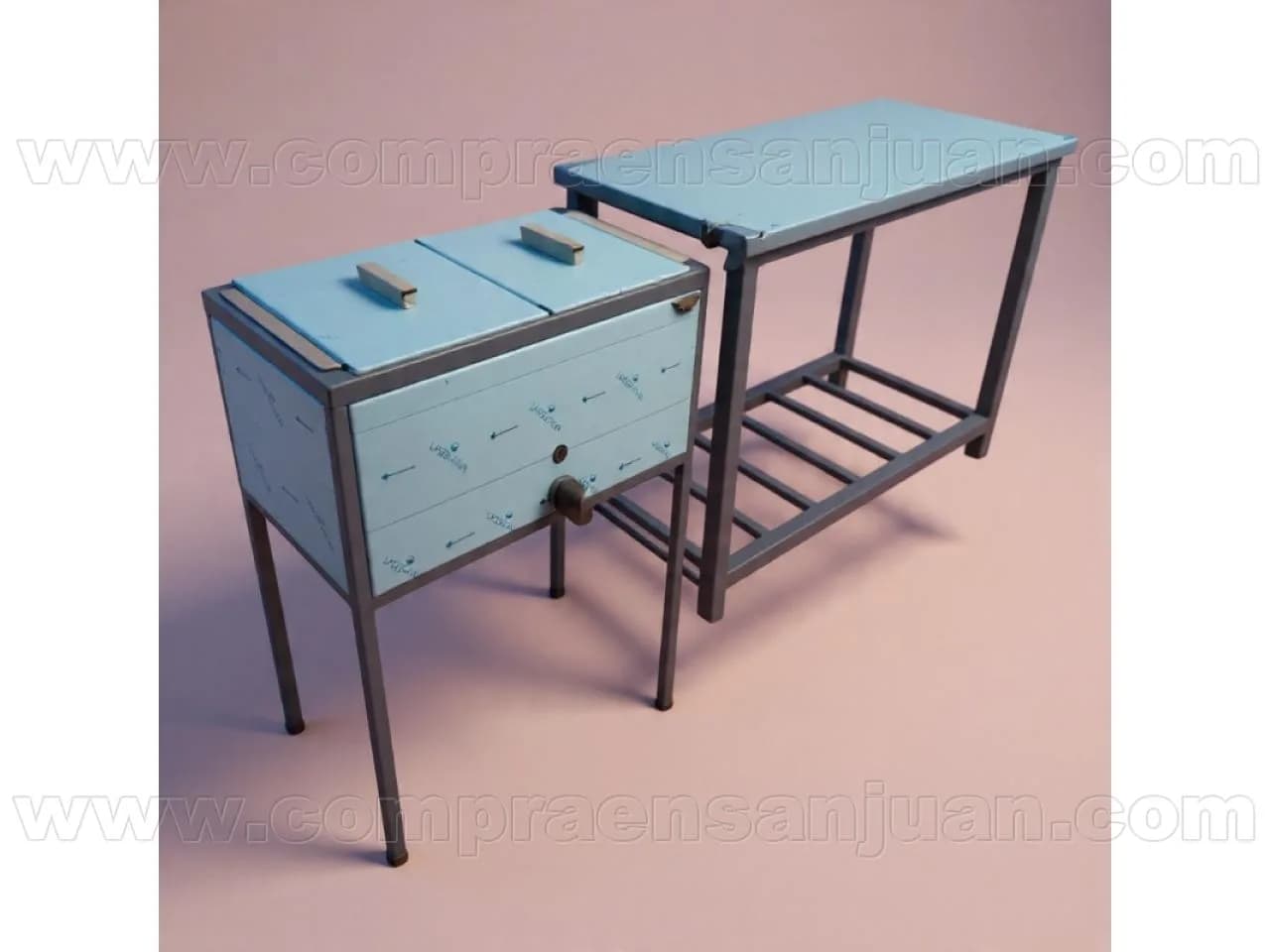 Panchera Con Mesa De Acero Inoxidable