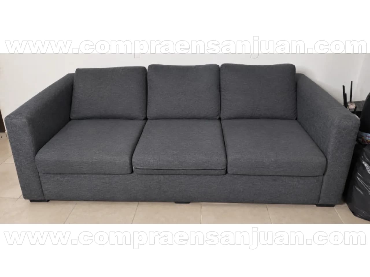 Sillón Esquinero Reversible Anubis 3c Chenille 2,20 X 1.80 Sillón Esquinero De 3 Cuerpos Modelo Anubis