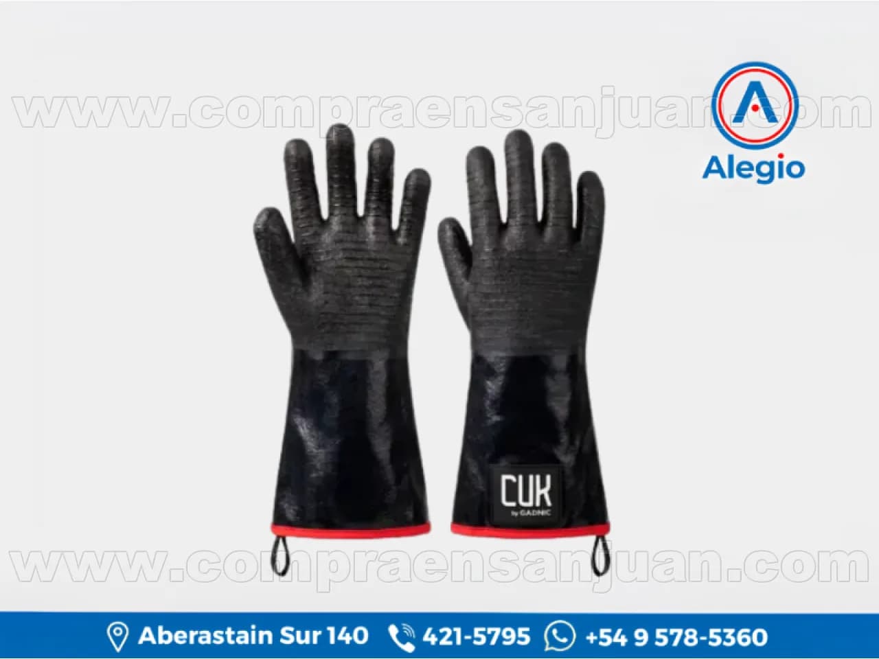 Guantes Neoprene Cuk By Gadnic Resistentes Al Calor Ideal Parrilla Kparri09 - Nuevo (#84597)
