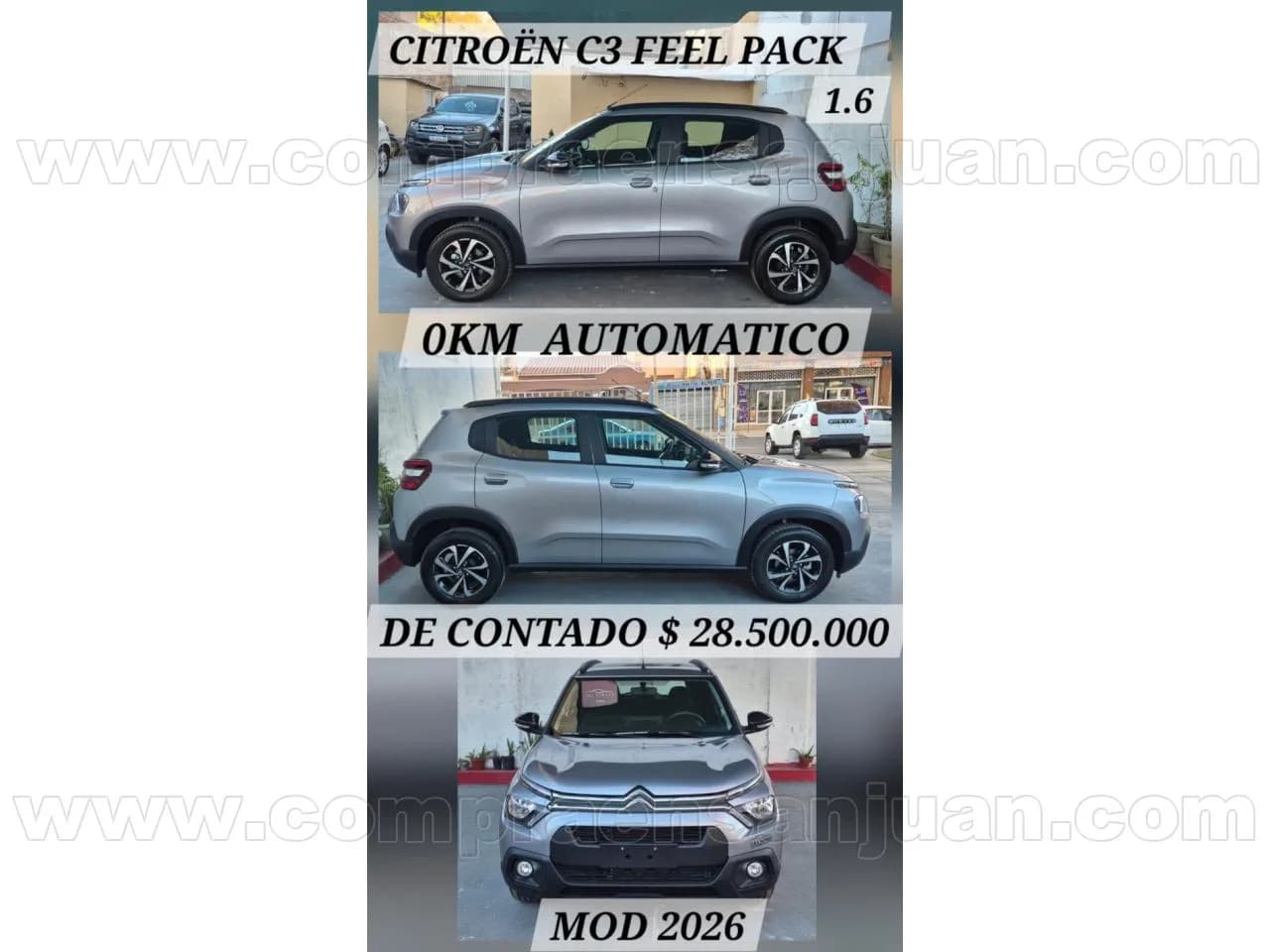 0km Citroën C3 Feel Pack1.6