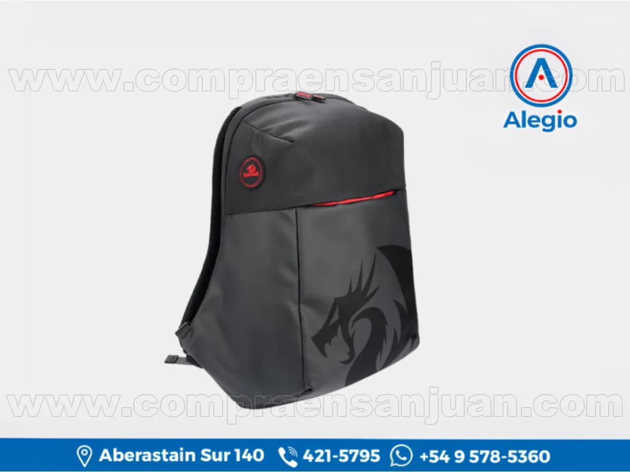 Mochila Portanotebook Redragon Gb-93 Traveller - Perfecta Para Gaming, Oficina O Viajes - Nuevo (#84493)
