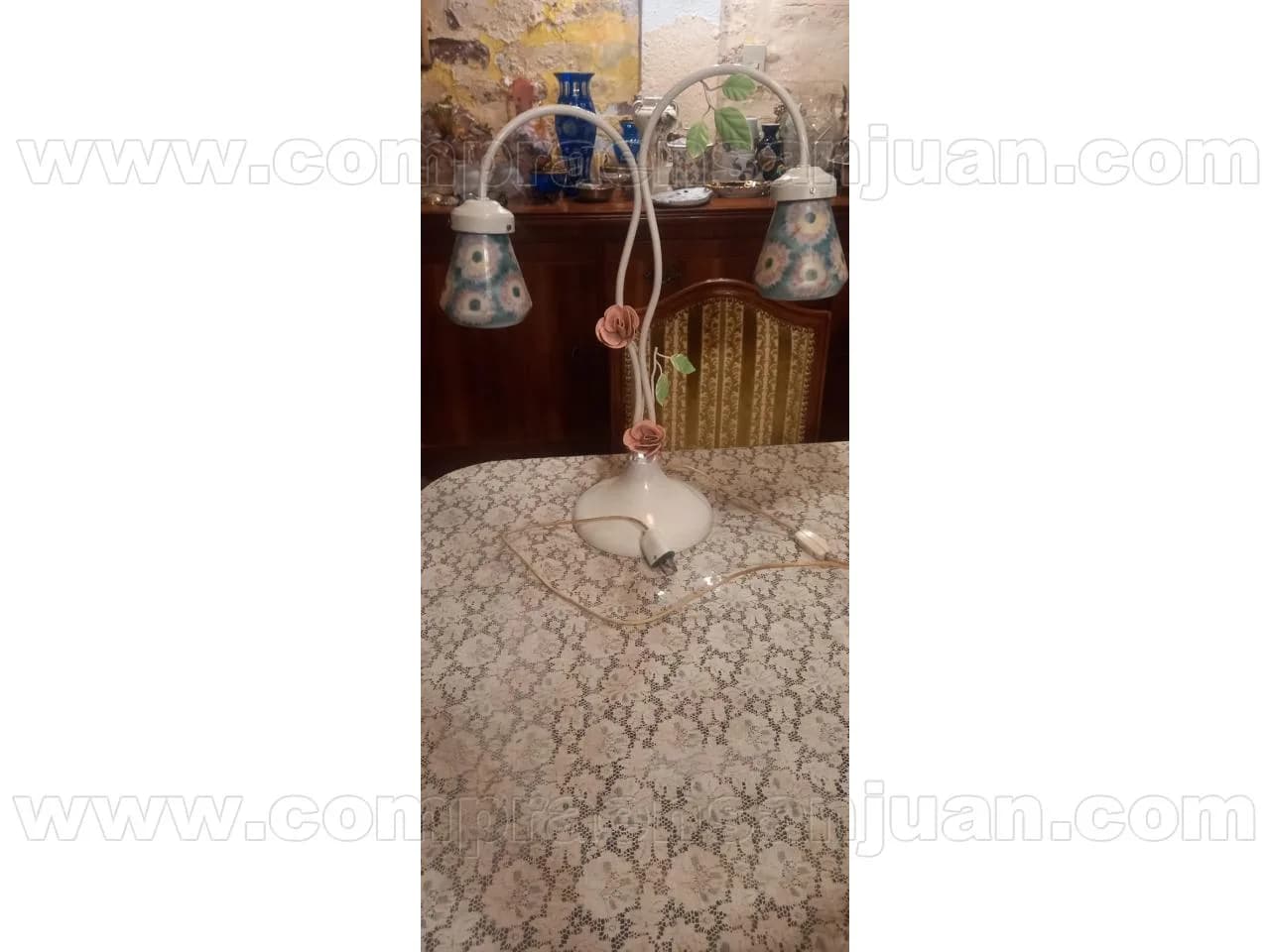 Vendo Lámpara Antigua Estilo Provenzal Florentino