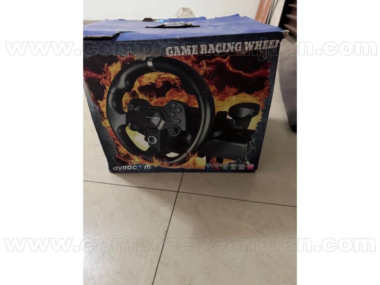 Volante Y Pedales Dynacom Para Pc, Ps4, Ps3 Y Xbox