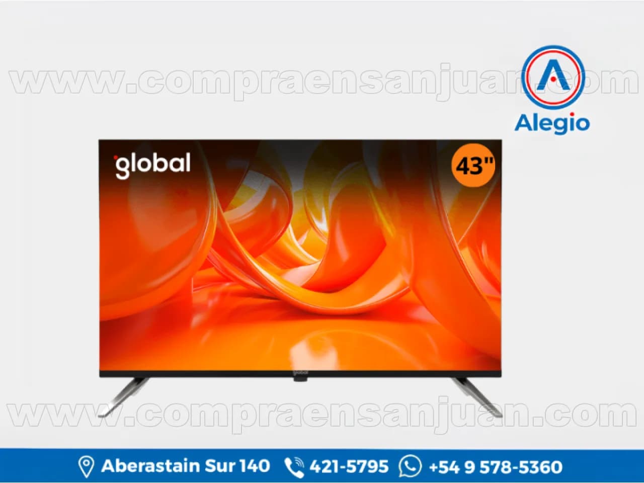 Tv Led Smart Tv 43" Global Tv-smart-43ifhd Android Full Hd - Nuevo (#84610)