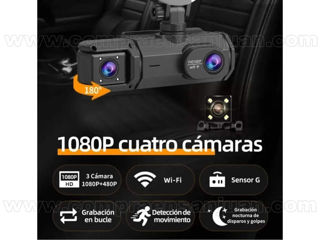 Camara Para Parabrisas Con Camara De Retroceso
