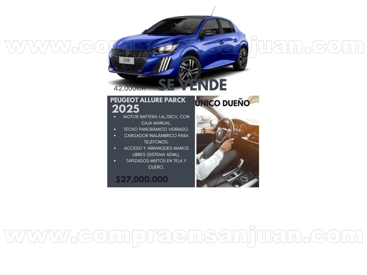 Peugeot 208 Allure Pack 2025