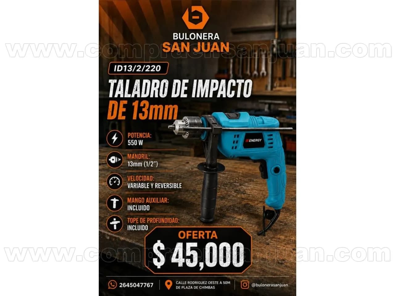 Oferta Taladro Energy