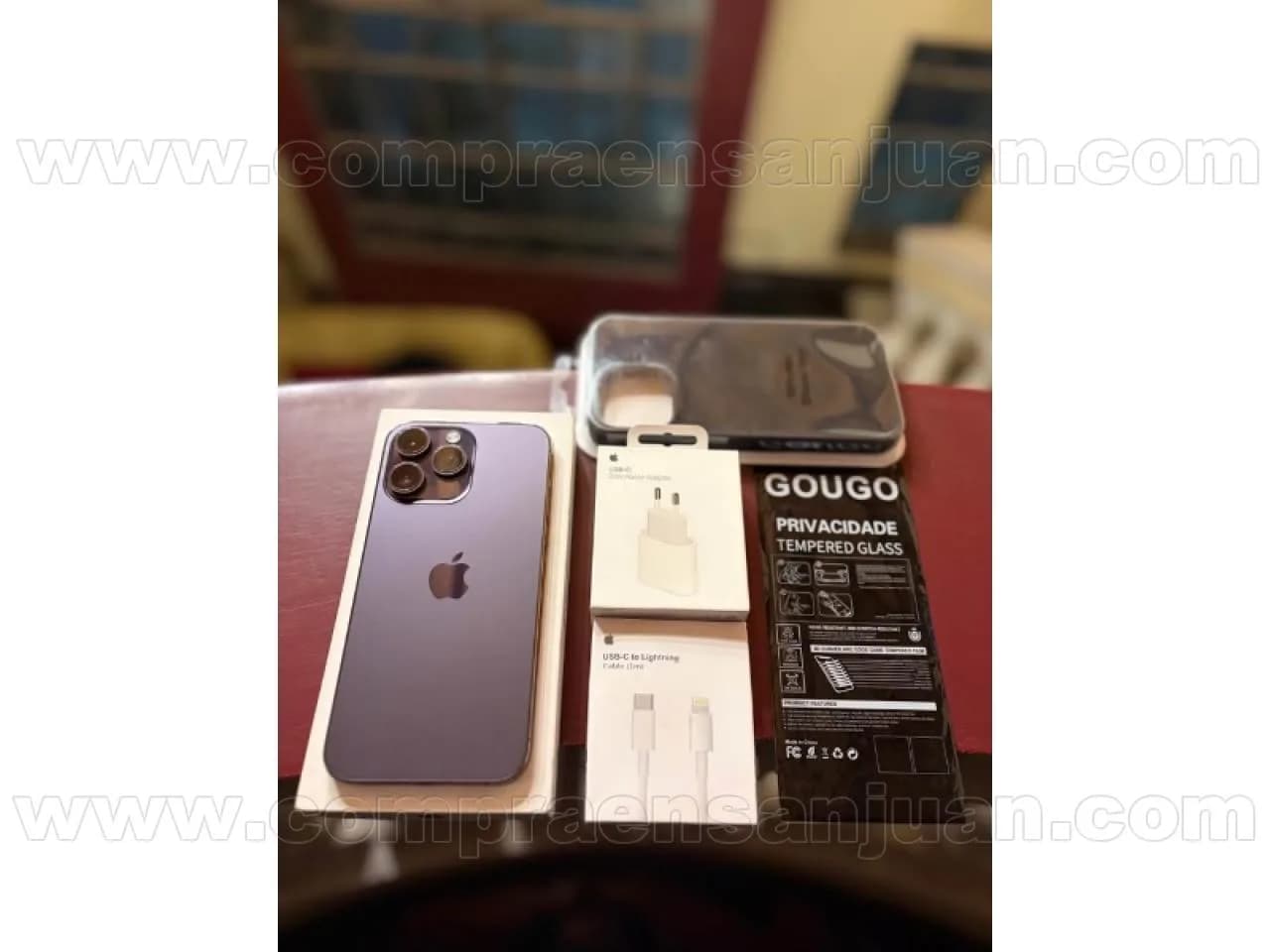 Iphone 14 Pro Max 128 Gb | 🔋80% + Cargador + Funda + Vidrio Templado | Liberado |📍ubi Céntrica 
