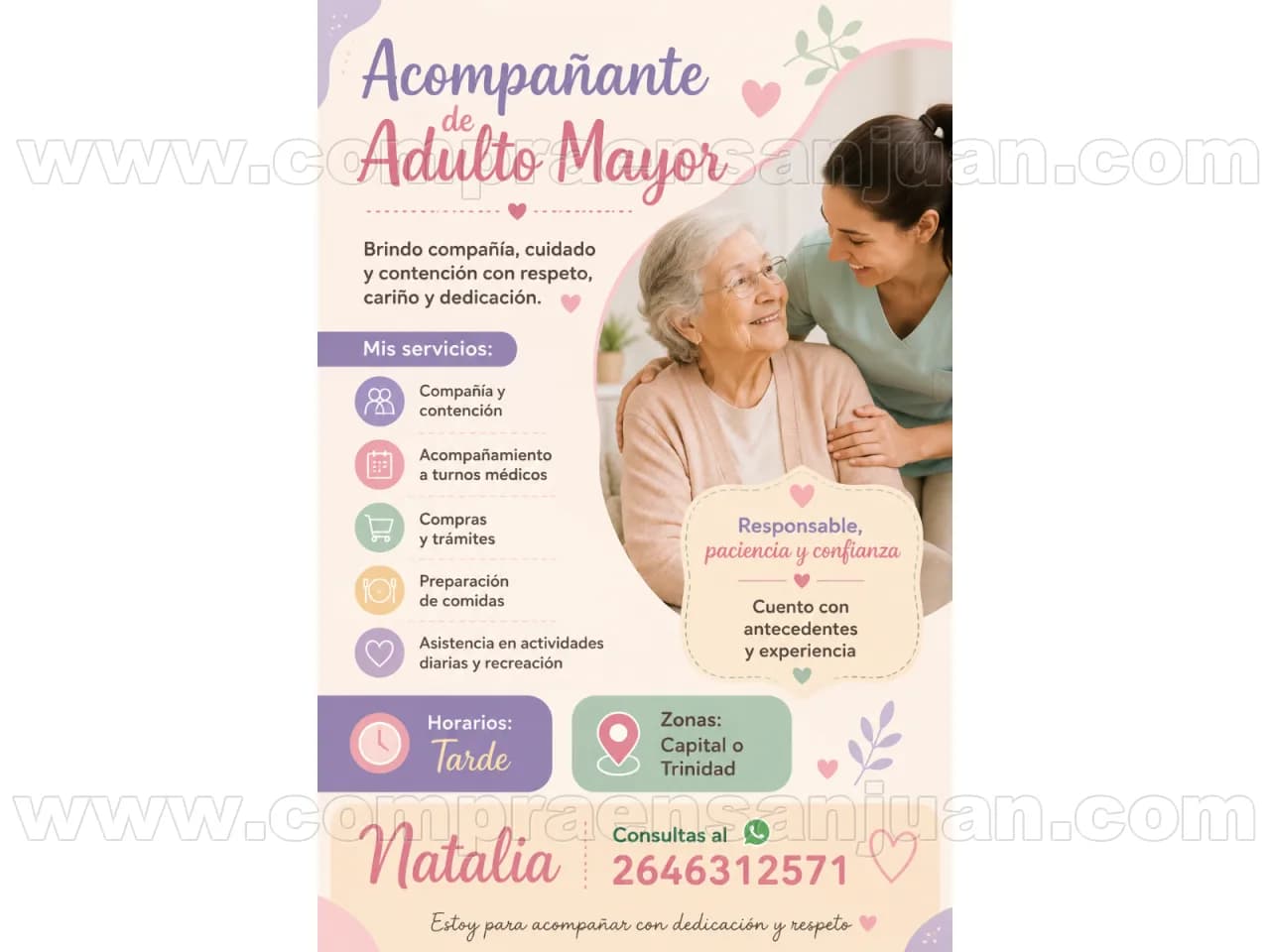 Me Ofrezco Para Acompañar Adultos Mayores