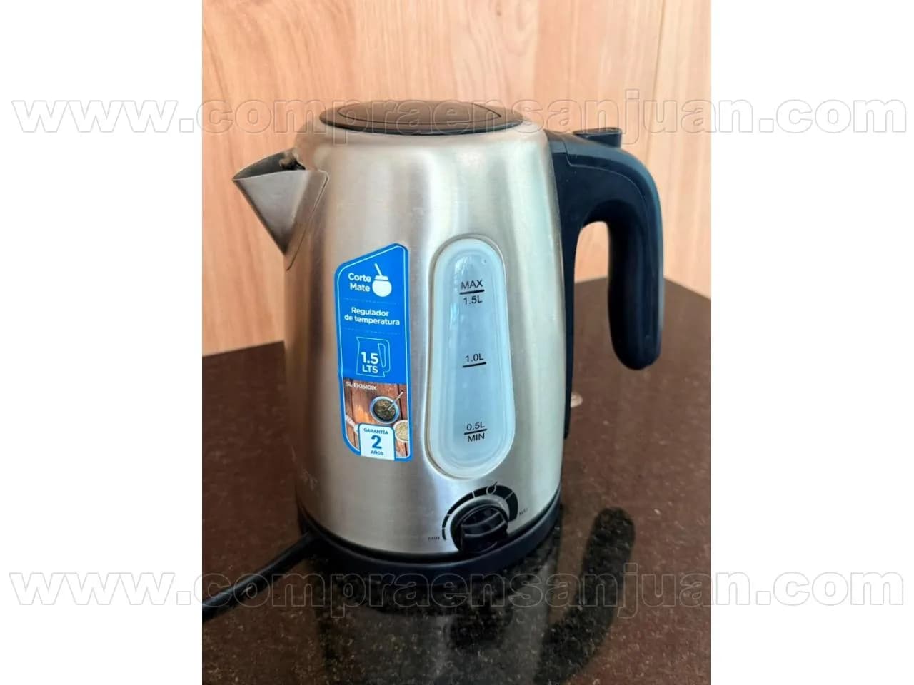 Pava Eléctrica Acero Smartlife 1.5 L Corte Mate