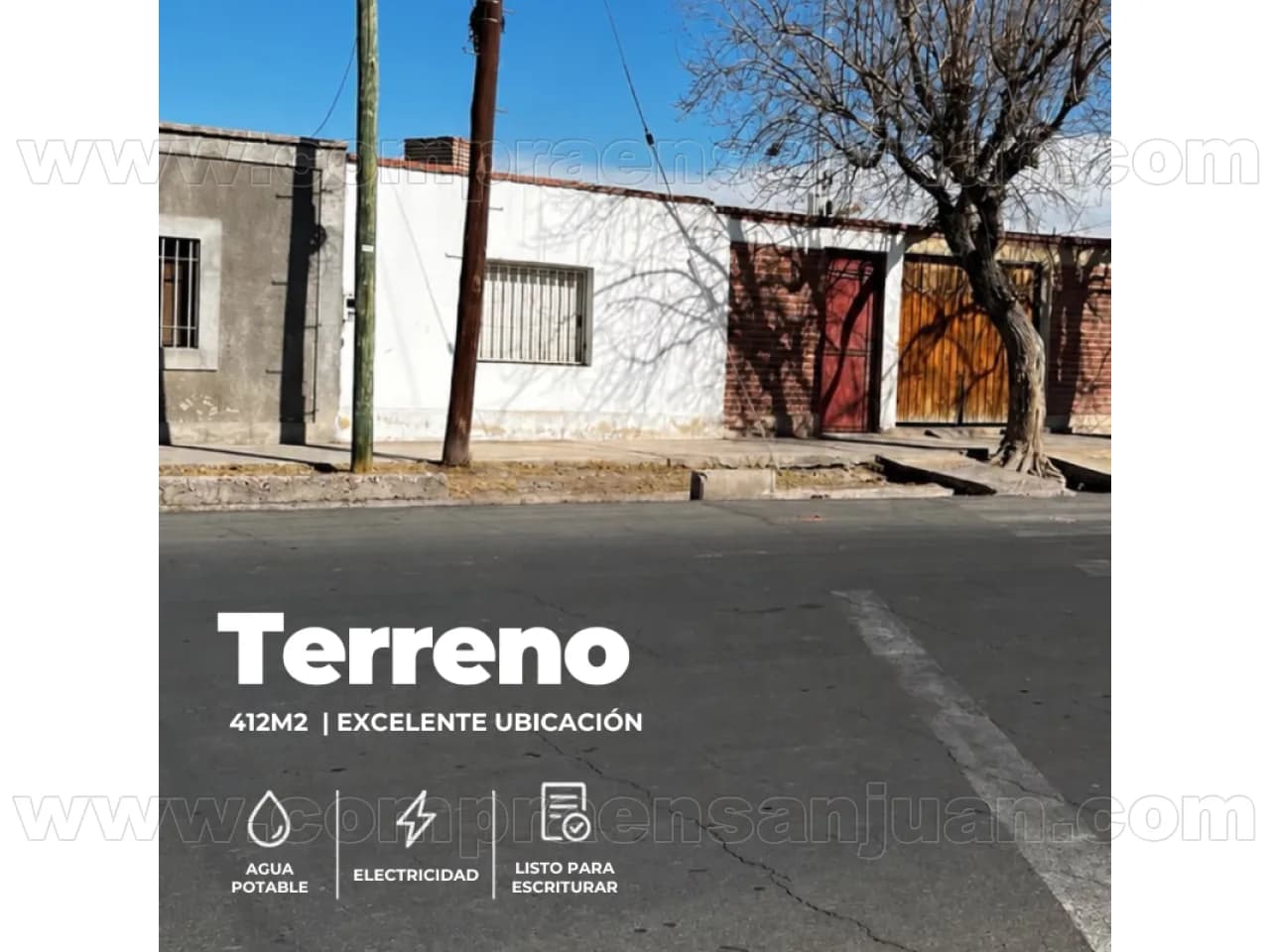 Vendo Lote 412m2 En Capital